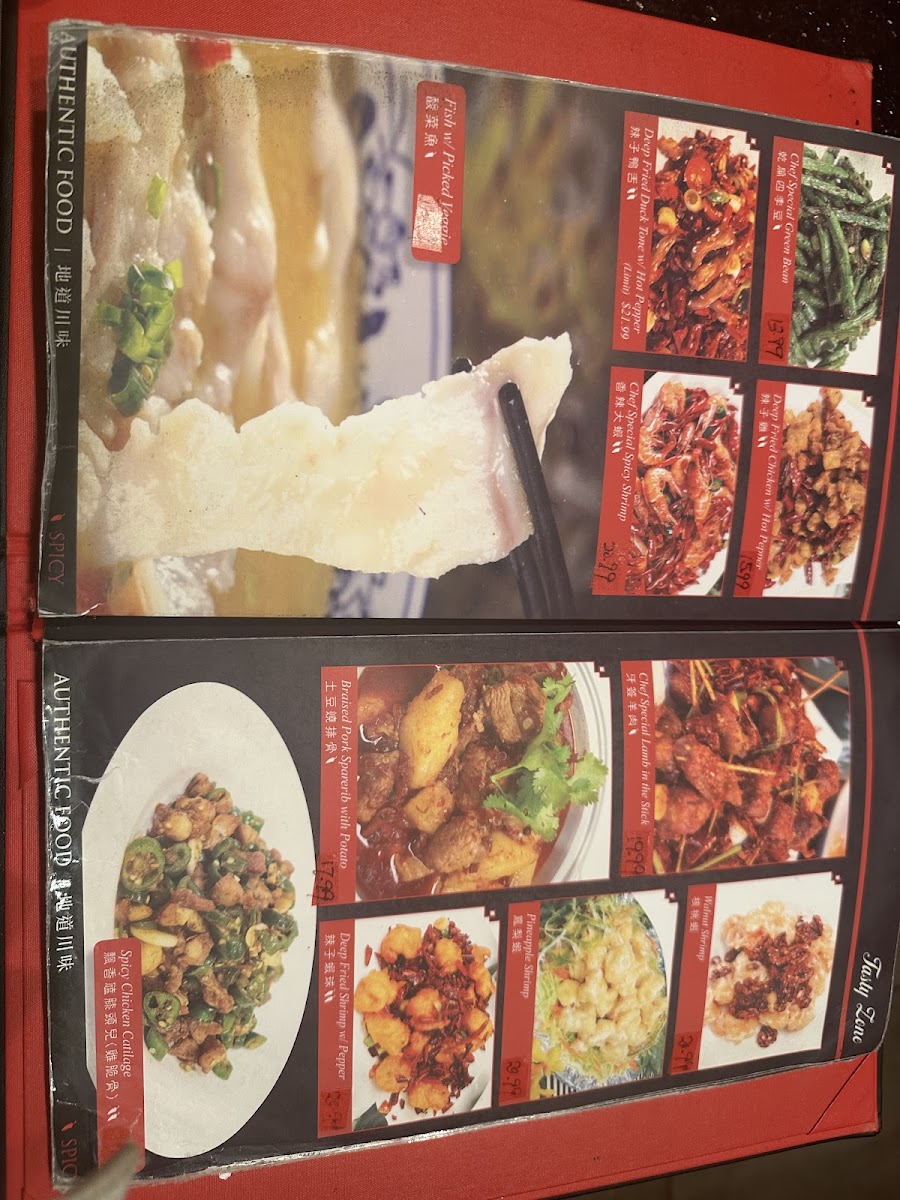 Menu Tasty Zone-4