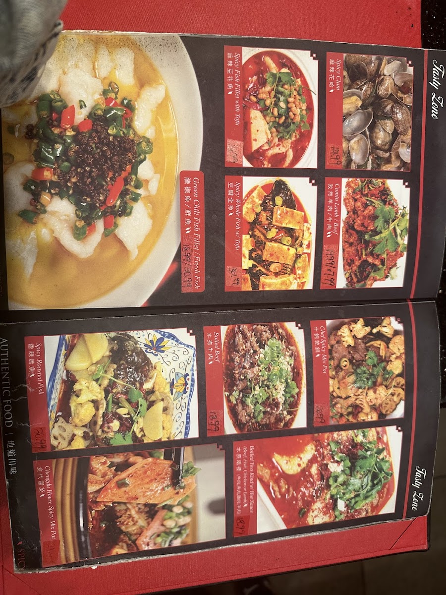 Menu Tasty Zone-7